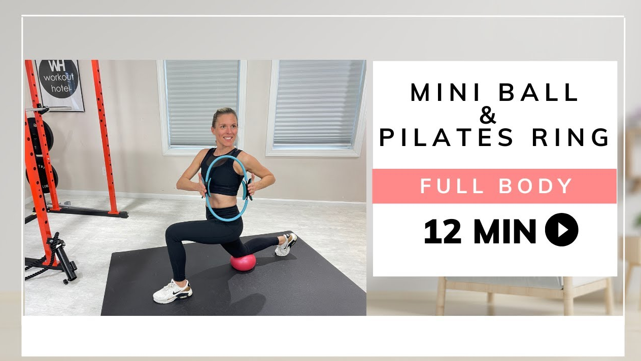Mini ball and Pilates ring burner | 12 minutes