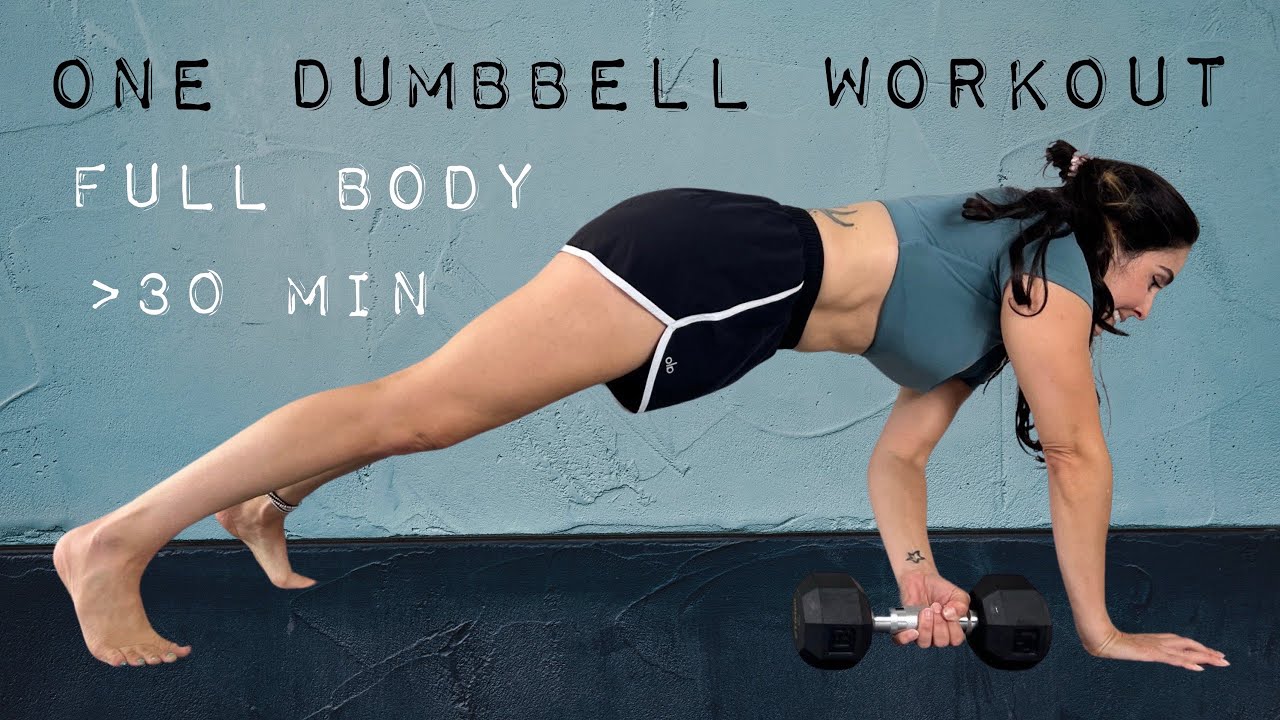 ONE DUMBBELL•FULL BODY WORKOUT 🏋🏽♀️