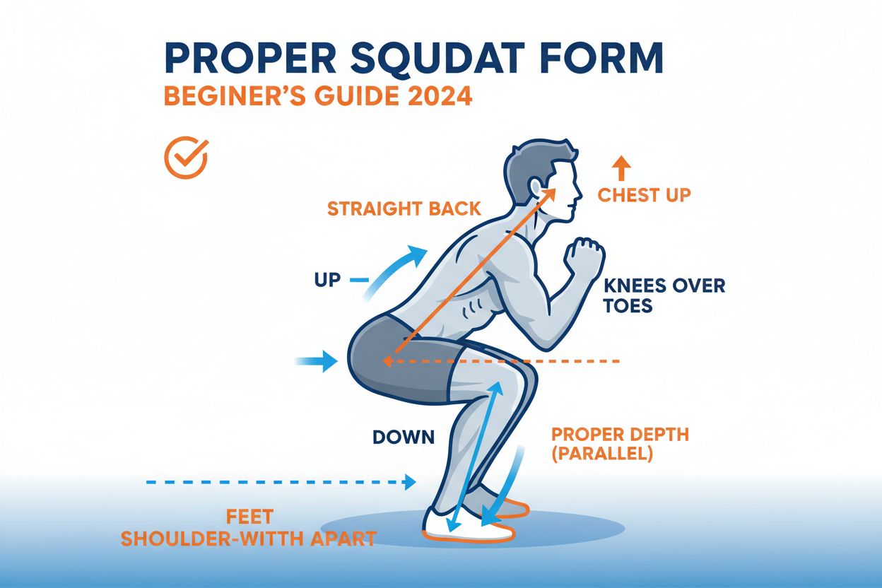 Beginner Squat: The Definitive Guide to Proper Form (2024)