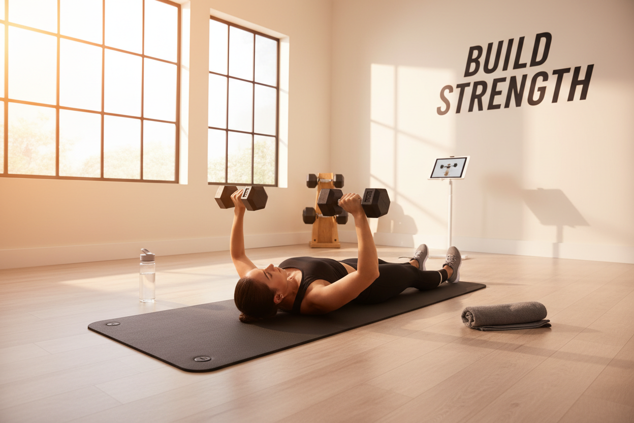 Build a Stronger Chest with Dumbbell Workouts at Home