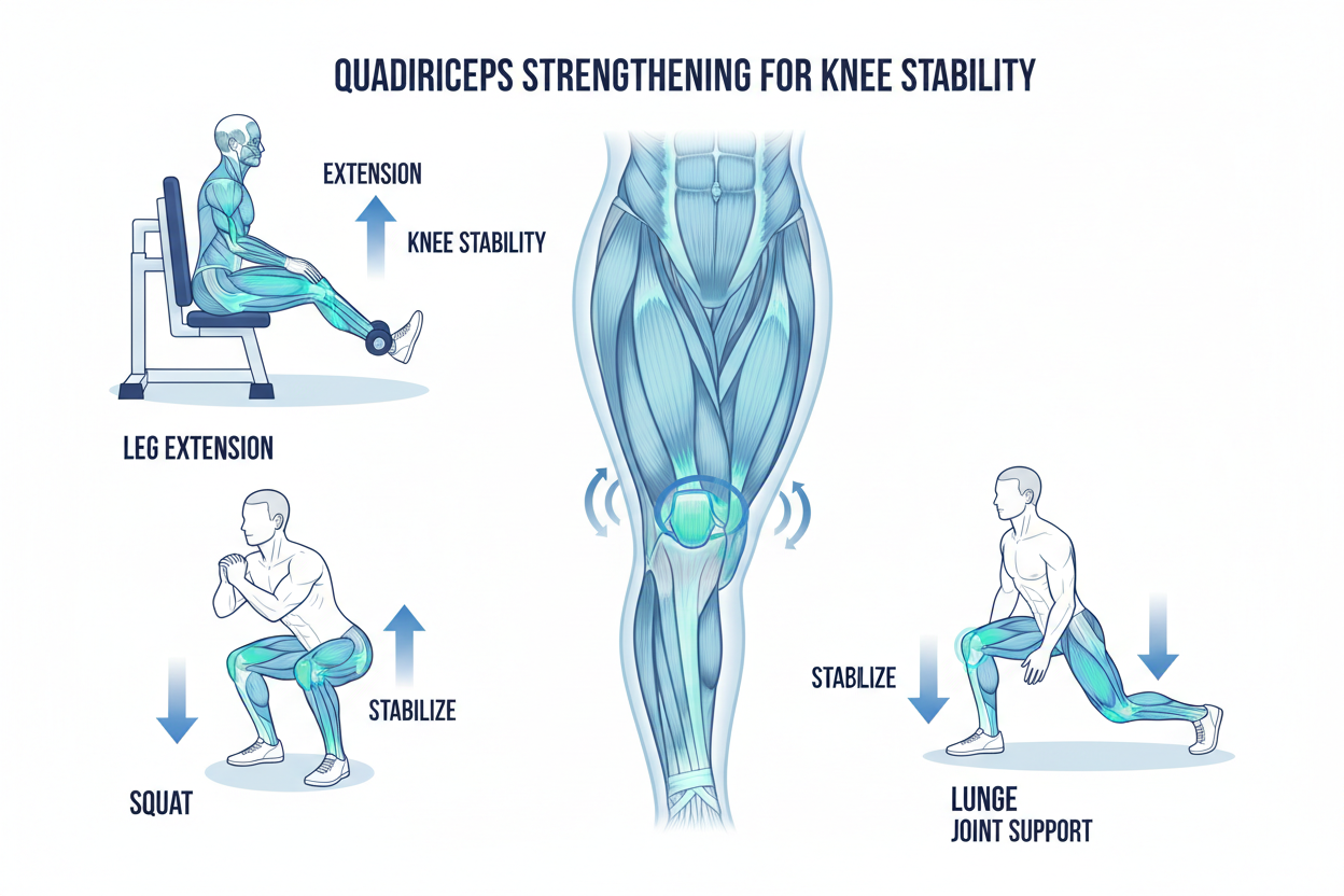Build Knee Stability With Proper Quadriceps Muscle Strengthening