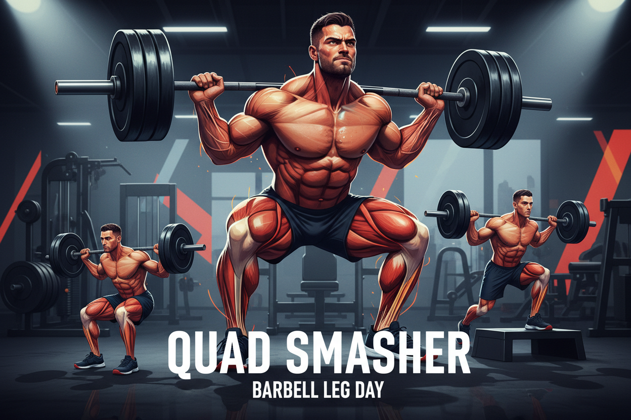Build Massive Legs Using Only Barbell Exercises for Quads
