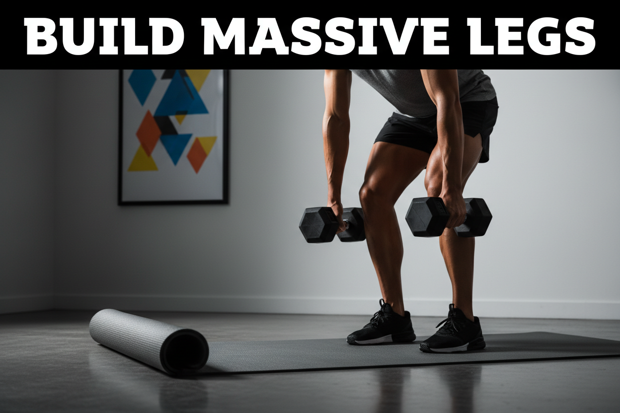 Build Massive Legs Without Machines: The Ultimate Guide to Dumbbell Hamstring Training