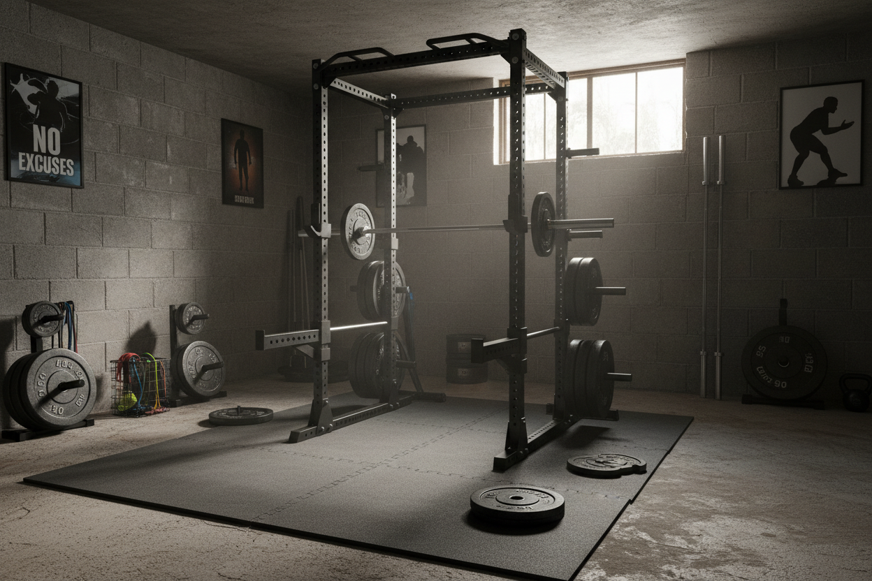 Building a Beastly Home Gym on a Budget: My Experience with the Everyday Essentials Power Cage