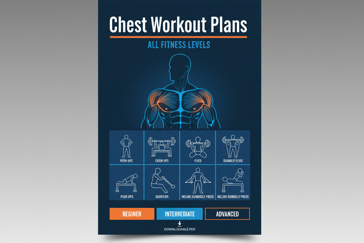 Chest Workout PDF Plans for All Fitness Levels