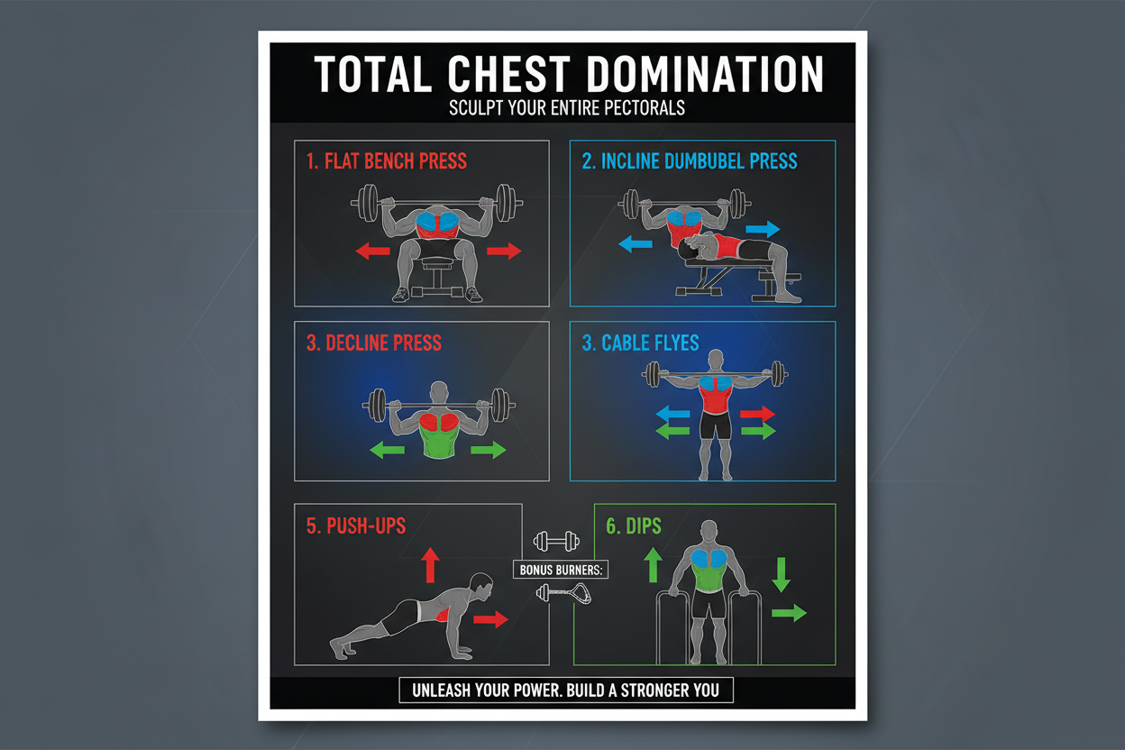 Complete Chest Workout That Targets Every Muscle Area