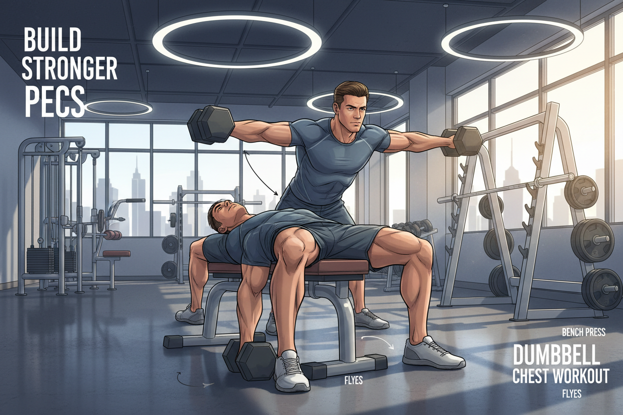 Dumbbell and Bench Chest Workouts for Stronger, Defined Pecs