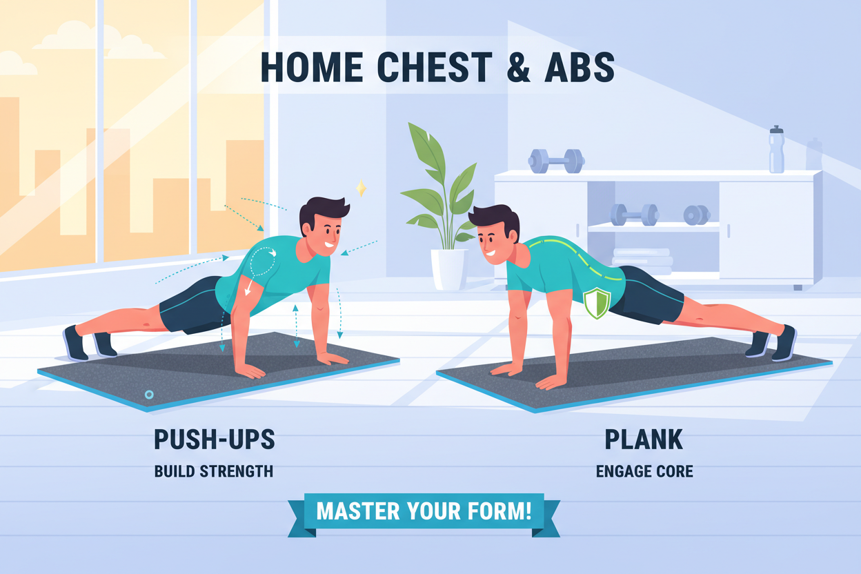 Effective Chest and Abs Workouts You Can Do at Home