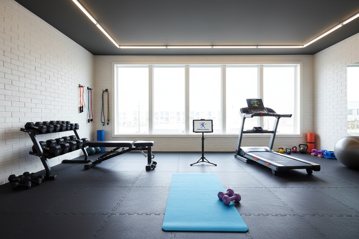 Aerobics Beginners Exercises: The Single Mat Method