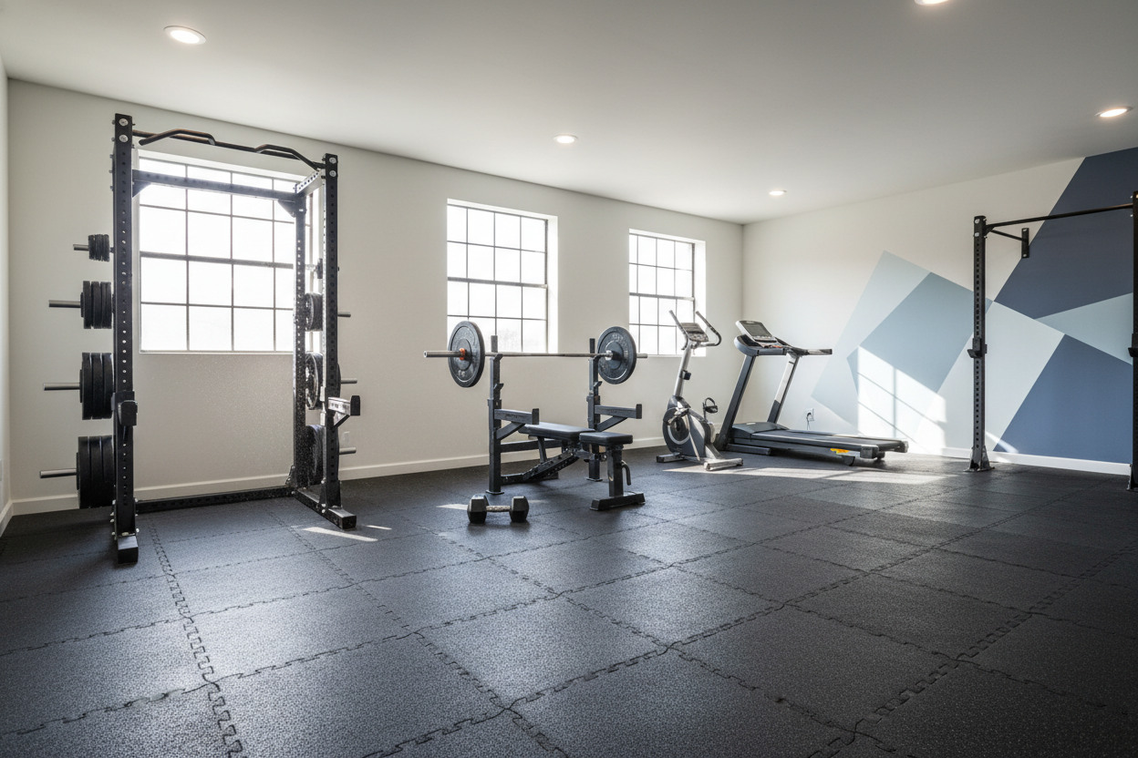 Why a Slippery Floor Ruins Your Home Gym Upper Body Workout
