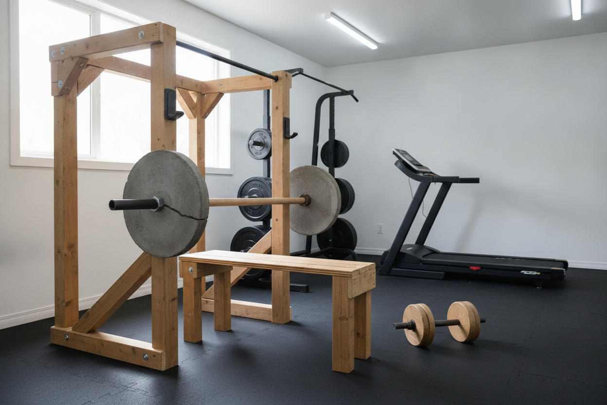 Why Building a Homemade Gym Out of Wood is a Terrible Idea