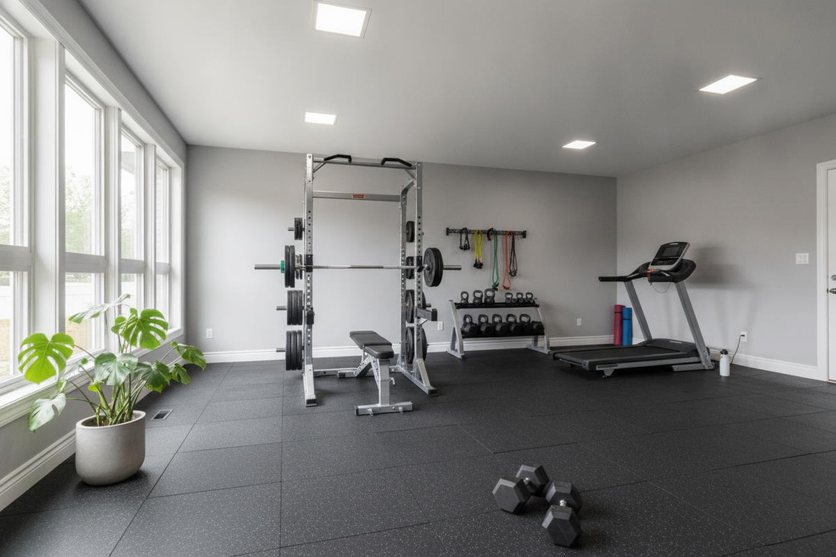 How to Build a Commercial-Grade Weights Gym in Your Basement