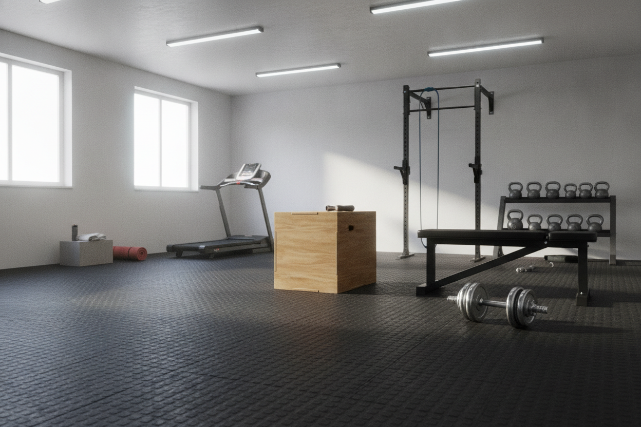 My Garage Floor Is Freezing, So I Built This Standing Legs Workout
