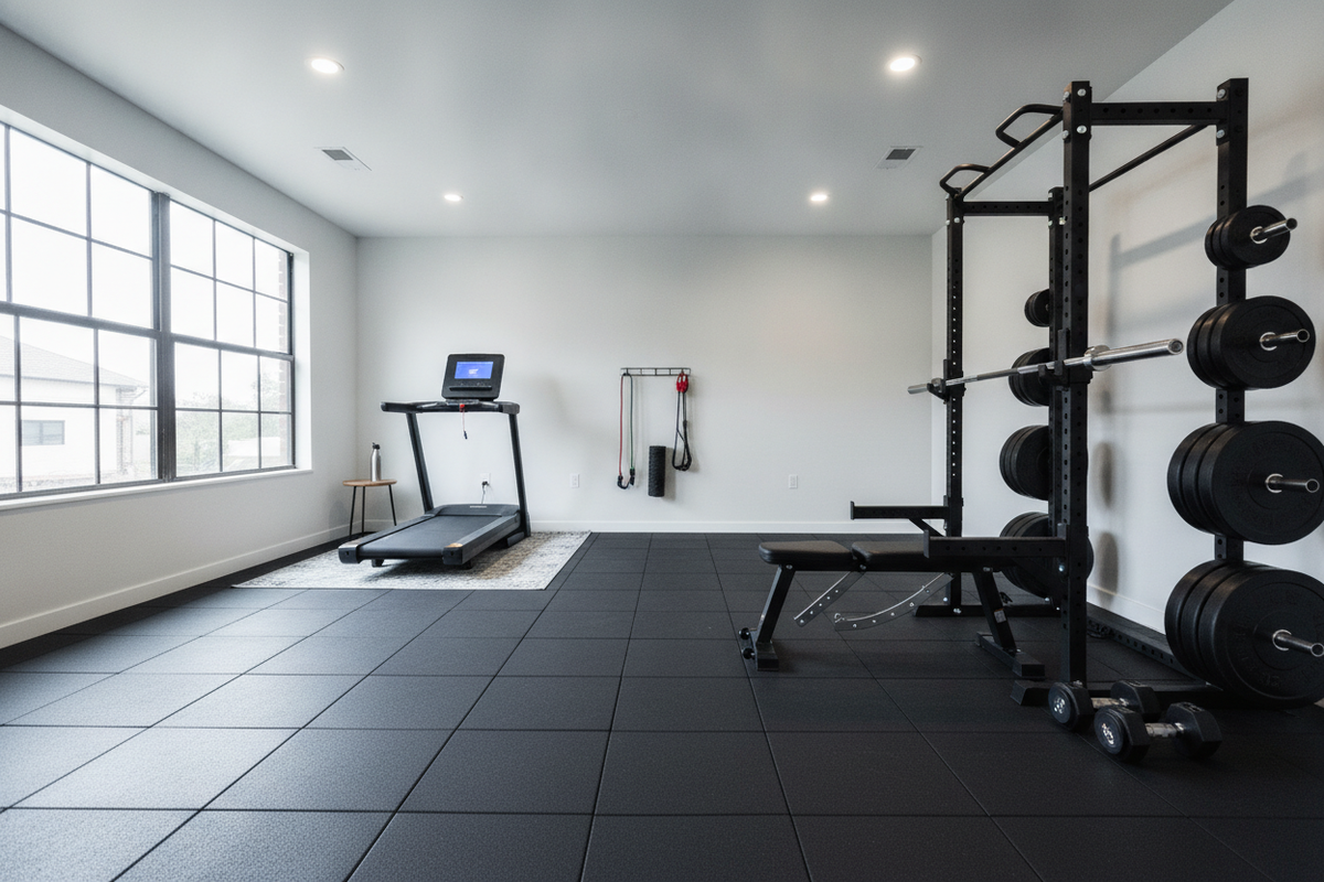 30 Minute Full Body Gym Workout: Consolidated Movement Architecture, Station Staging, and Floor Protection