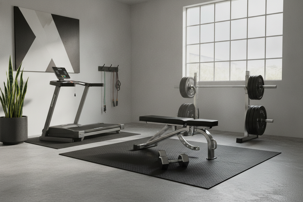 Home Workouts to Build Muscle: Hypertrophy Blueprints, Tension Cues, and Floor Staging