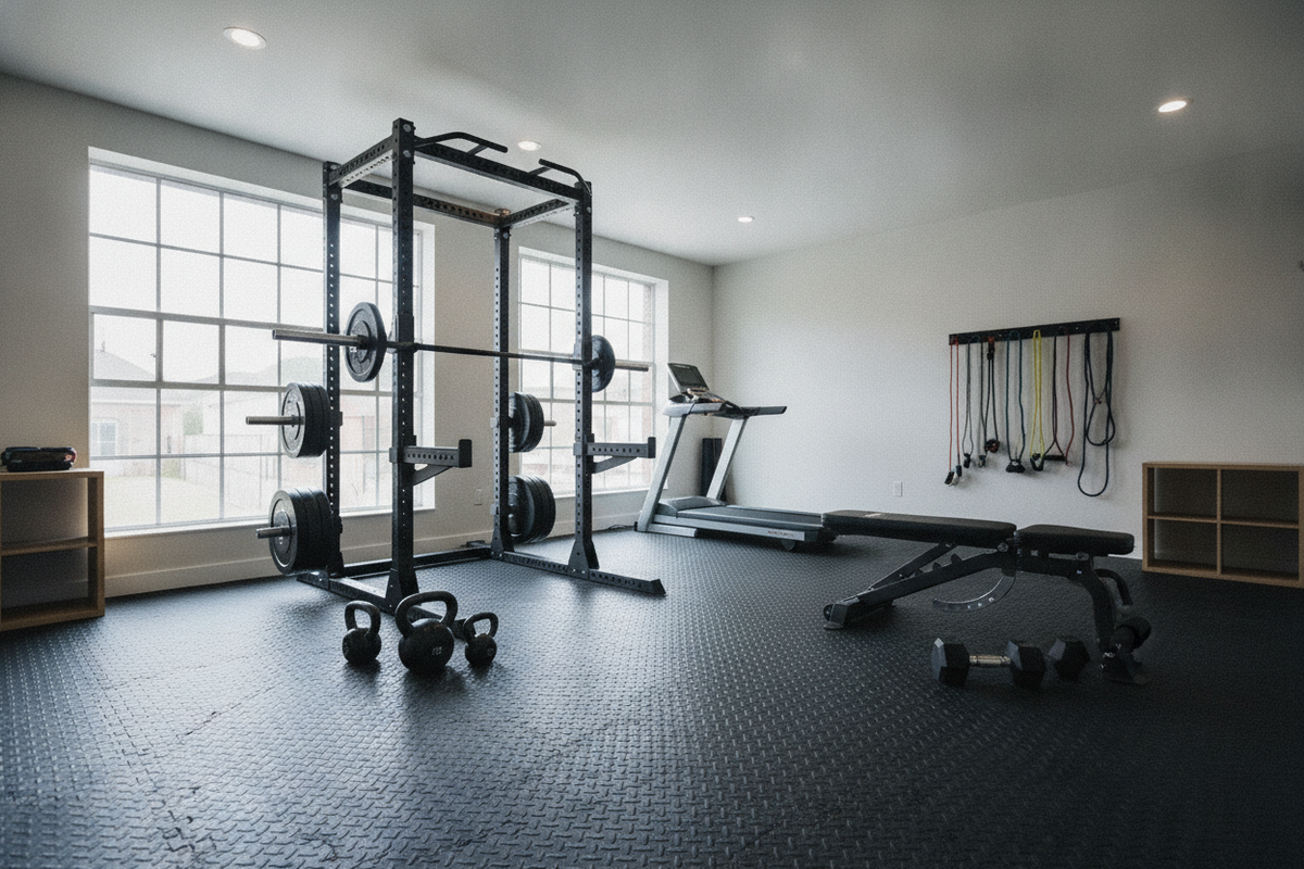 Benefits of Power Training: Functional Advantages, Movement Frameworks, and Home Gym Floor Staging