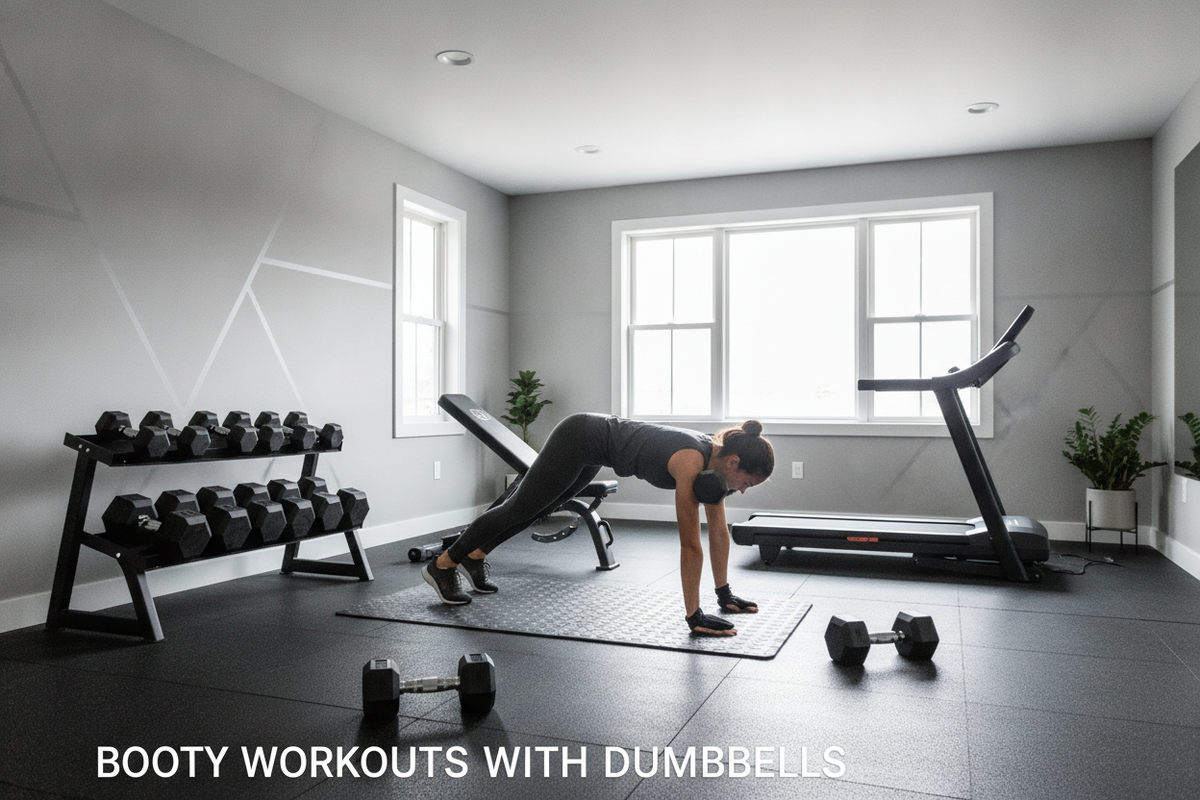 Booty Workouts with Dumbbells: Progressive Movement Frameworks, Stability Stances, and Floor Protection