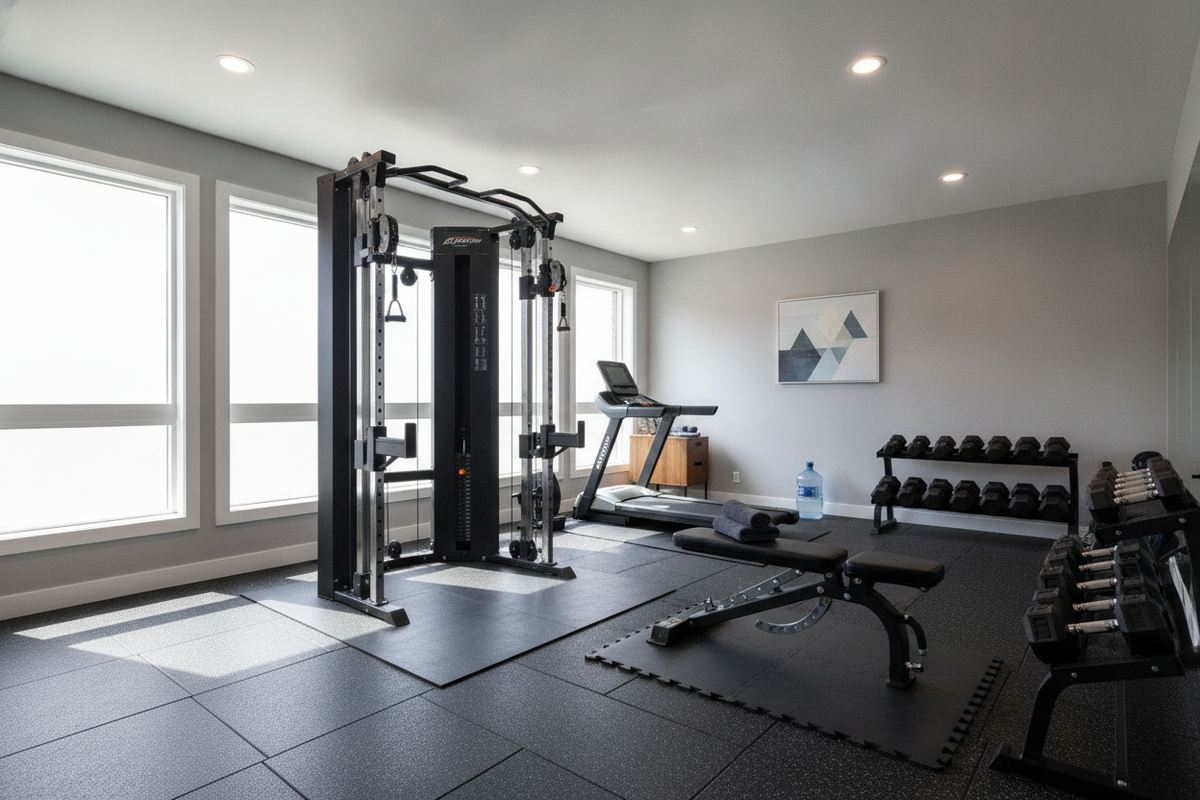 Gym Machines for Home: Footprint Planning, All-in-One Selection, and Resilient Floor Protection