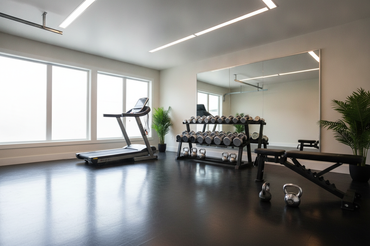 Cardio Exercise with Weights for Home Training