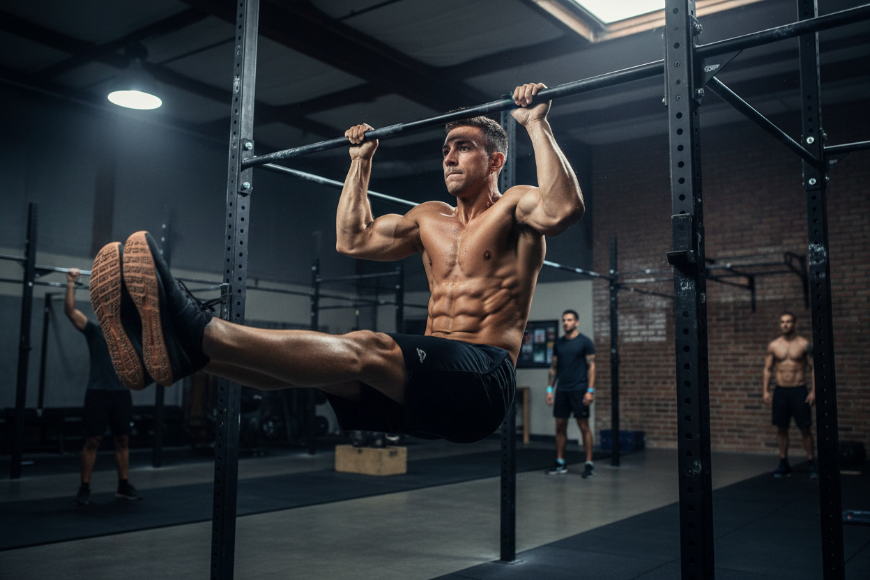 How to Build a Bulletproof Core With Leg Lifts on Pull Up Bar