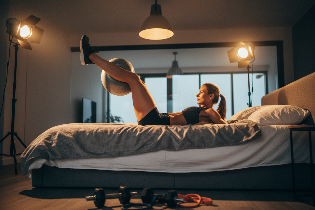 How to Sculpt Lean Legs With Inner Thigh Exercise in Bed