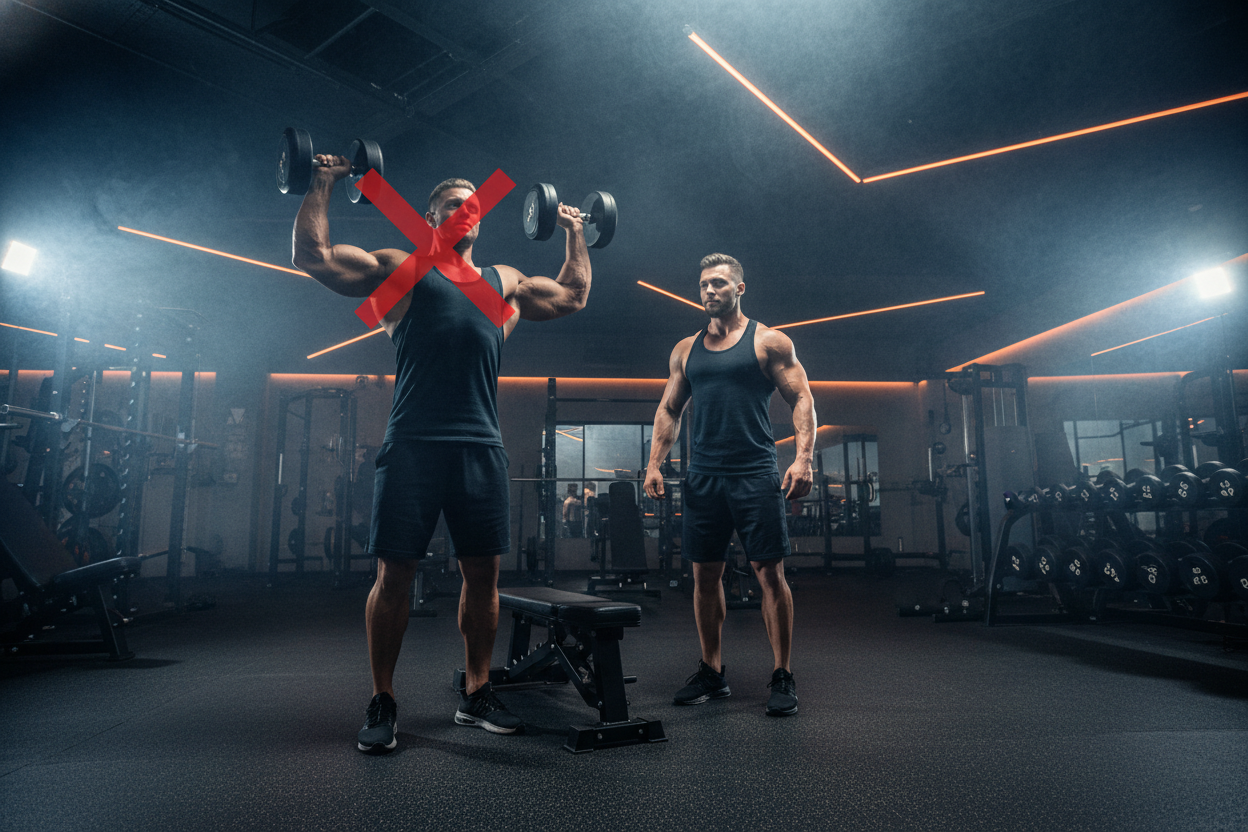 Stop Doing Your Muscle Fitness Shoulder Workout Like This