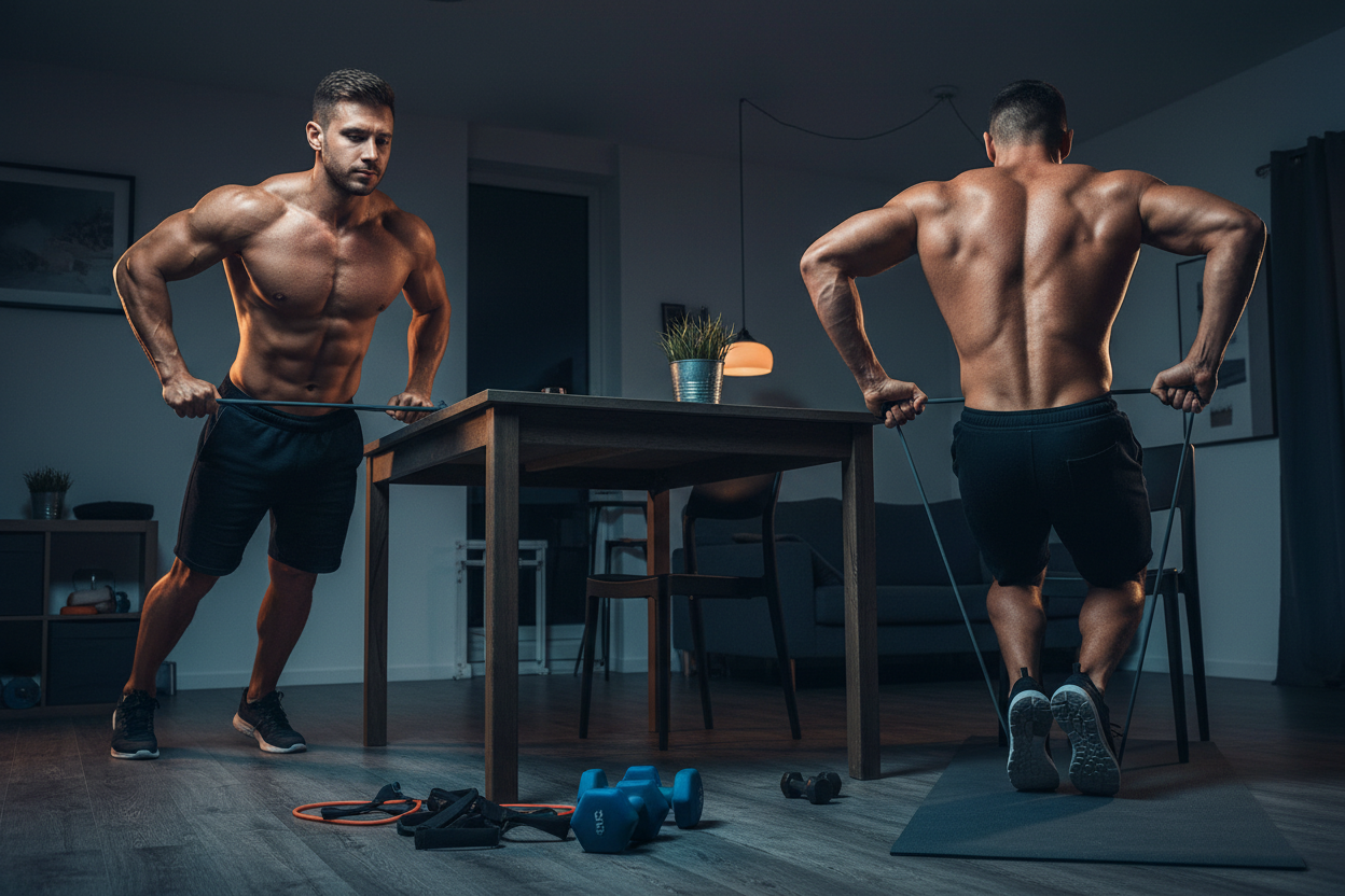 Build a V-Taper With This At Home Back and Shoulder Workout