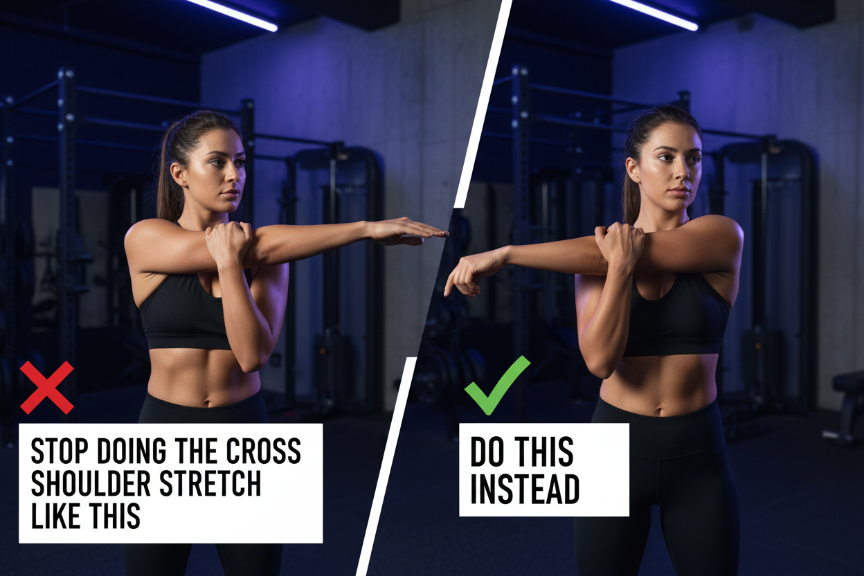Stop Doing the Cross Body Shoulder Stretch Like This (Read First)
