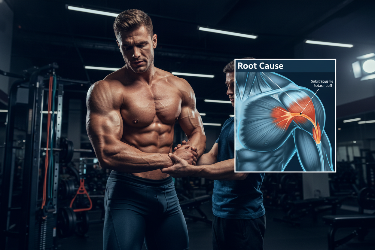 Anterior Shoulder Pain with Internal Rotation: The Root Cause