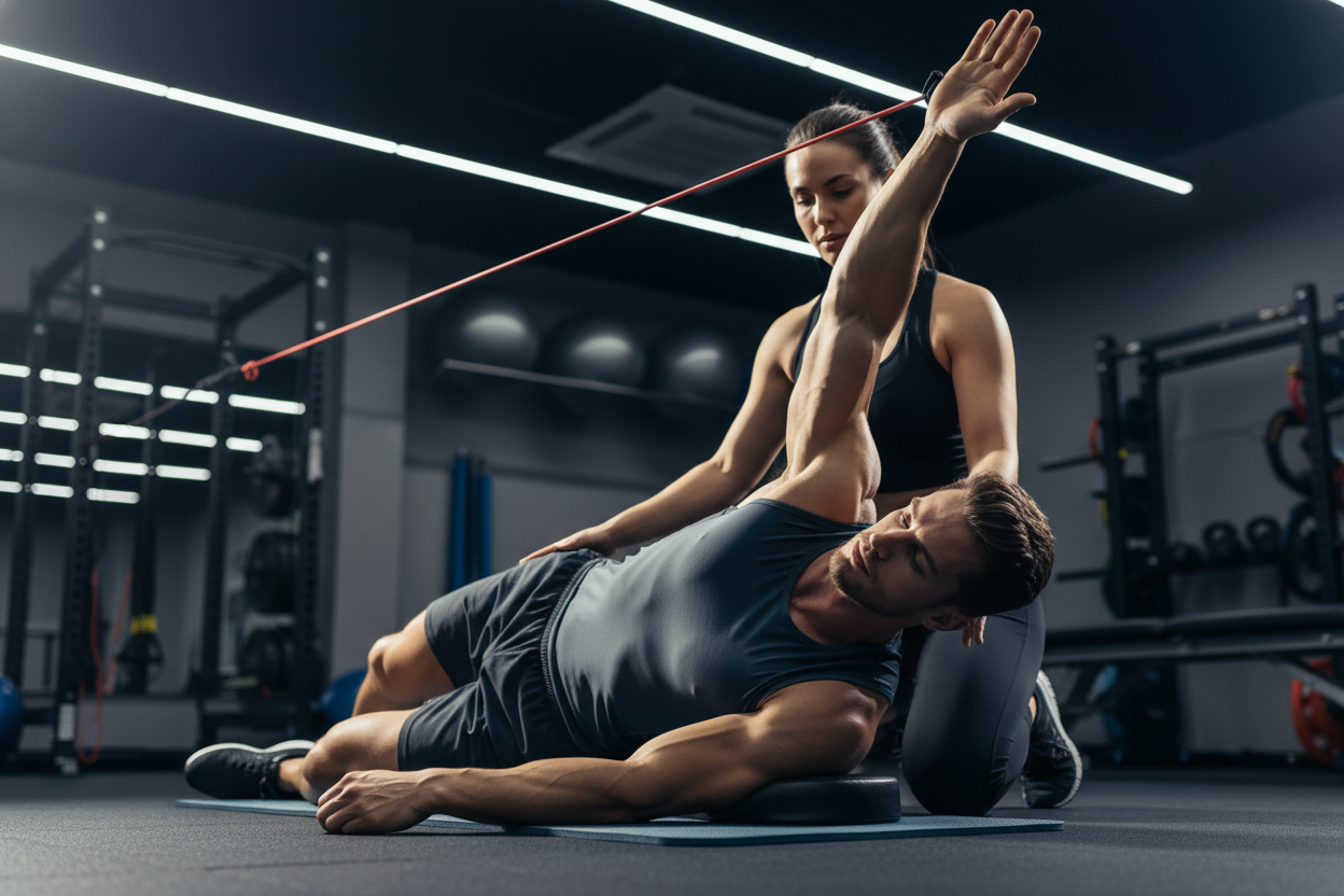 Restore Overhead Mobility With Just Lying Down Shoulder Flex