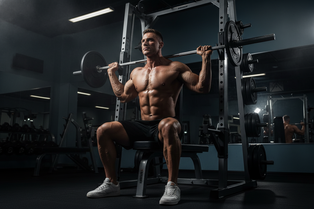 Unlock Boulder Shoulders With The Smith Machine Z Press