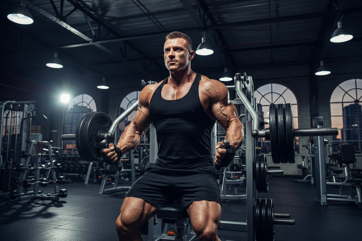 How to Build Serious Muscle With Just a Lifting Weights Machine