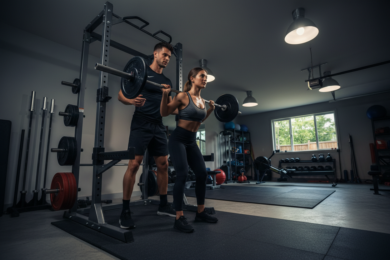 Build Elite Fitness With A Personal Trainer Home Gym Setup