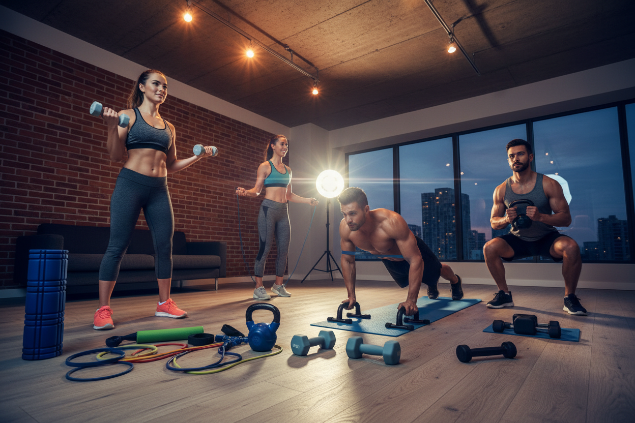 Building a Complete Physique With Smart At Home Gym Equipment Ideas