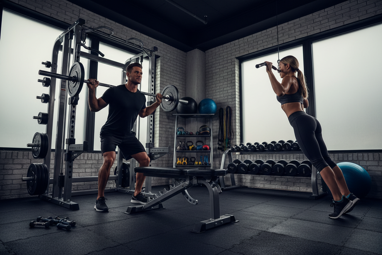 How to Build a Pro Gym With Basic Exercise & Fitness Equipment