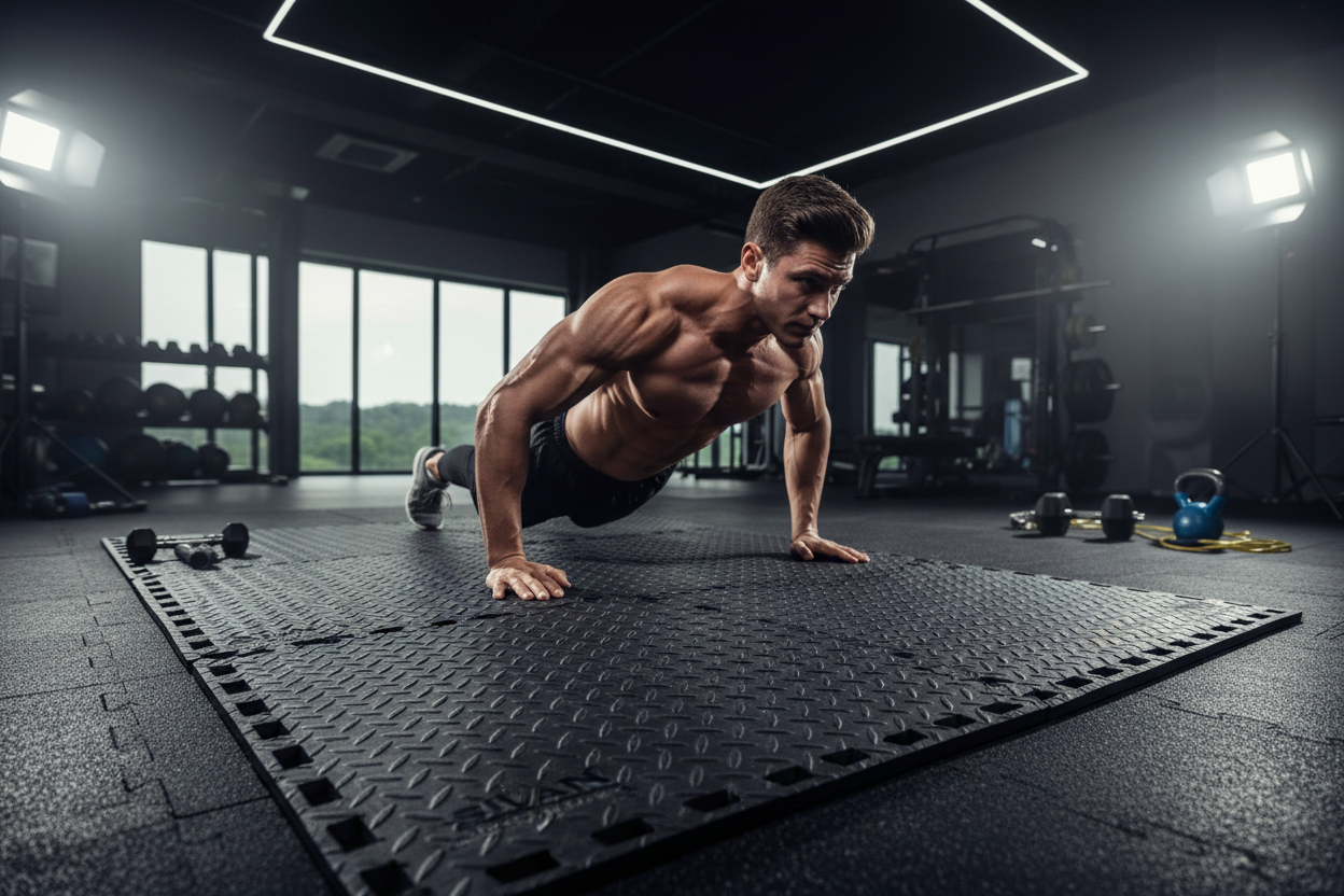 Sivan Interlocking Exercise Mat 6-Pack: The Home Gym Floor Defense