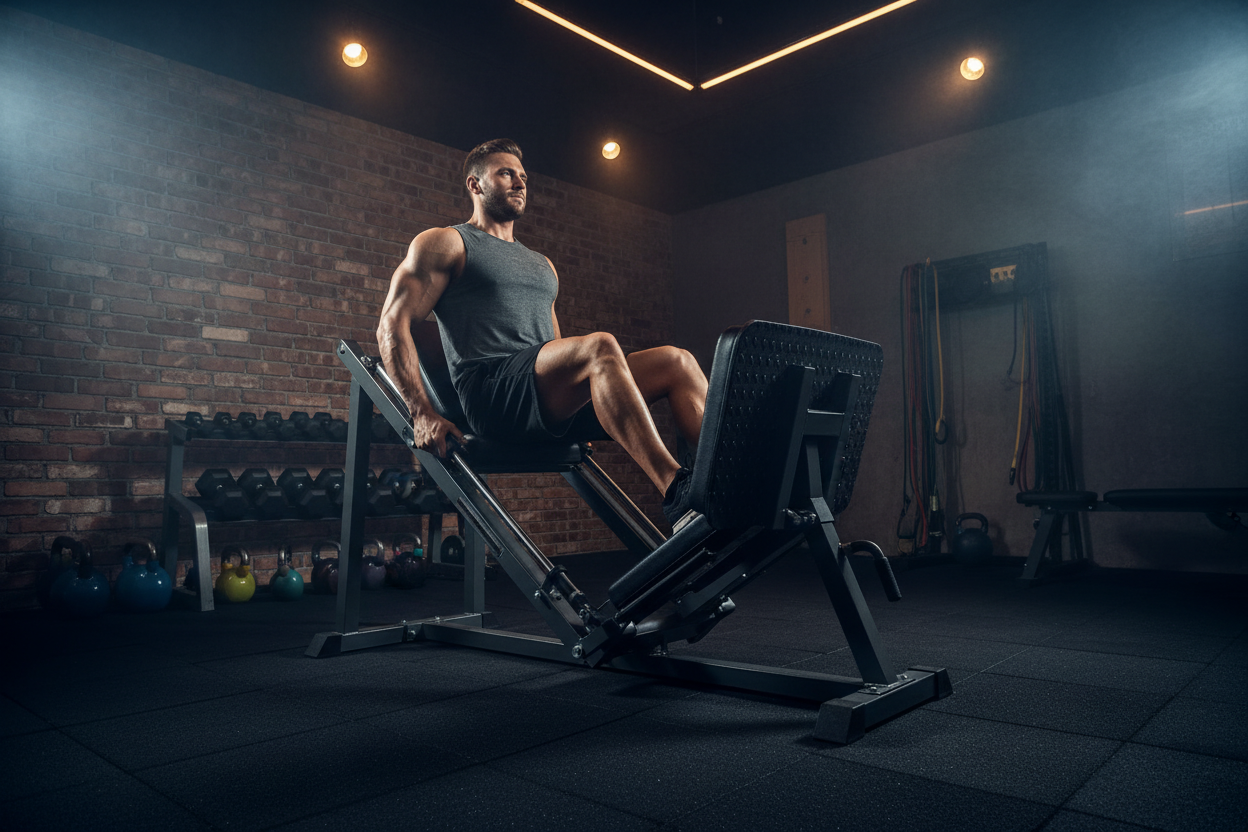 How to Build Massive Legs With a Compact Leg Machine Home Gym