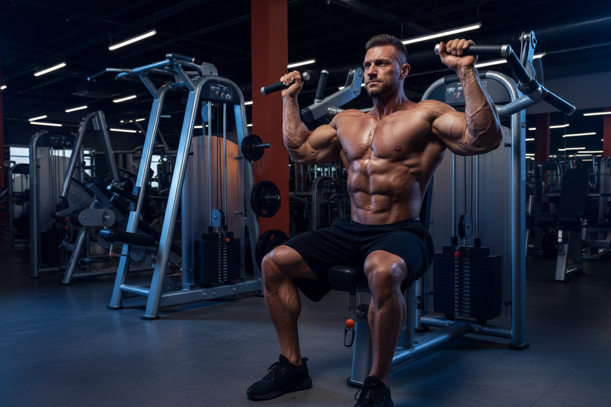 How to Build Massive Delts Using Only Machines for Shoulders