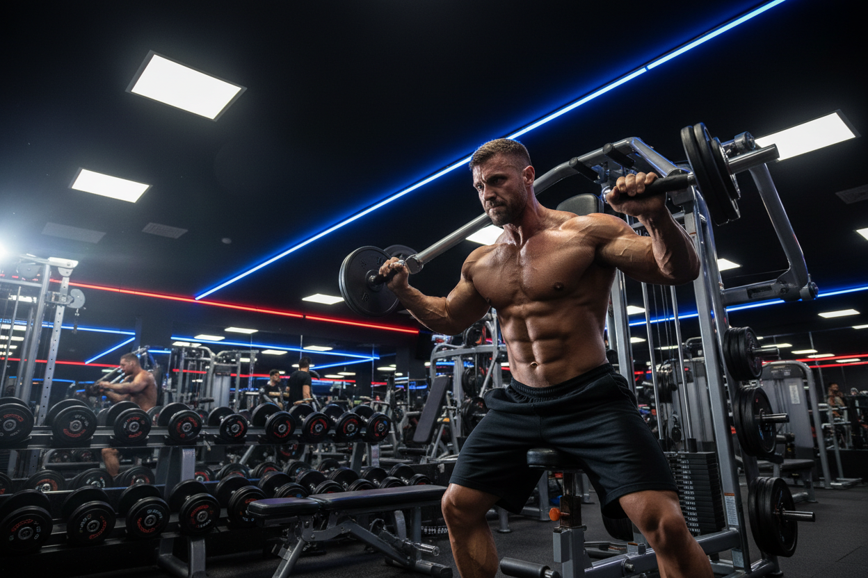 Why the Dumbbell Press Machine Beats Free Weights for Hypertrophy