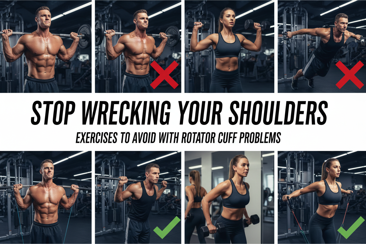Stop Wrecking Your Shoulders: Exercises to Avoid with Rotator Cuff Problems