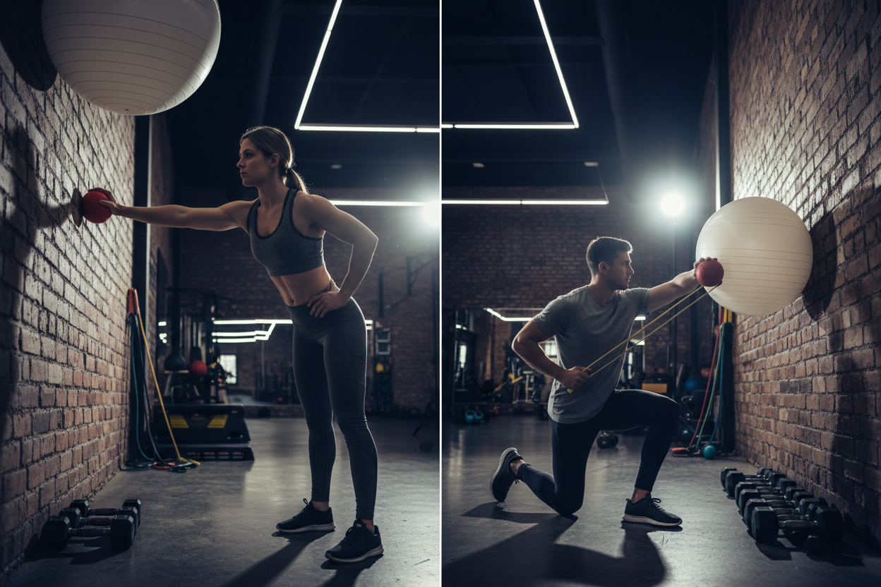 Bulletproof Your Shoulders With a Rotator Cuff Exercise Ball