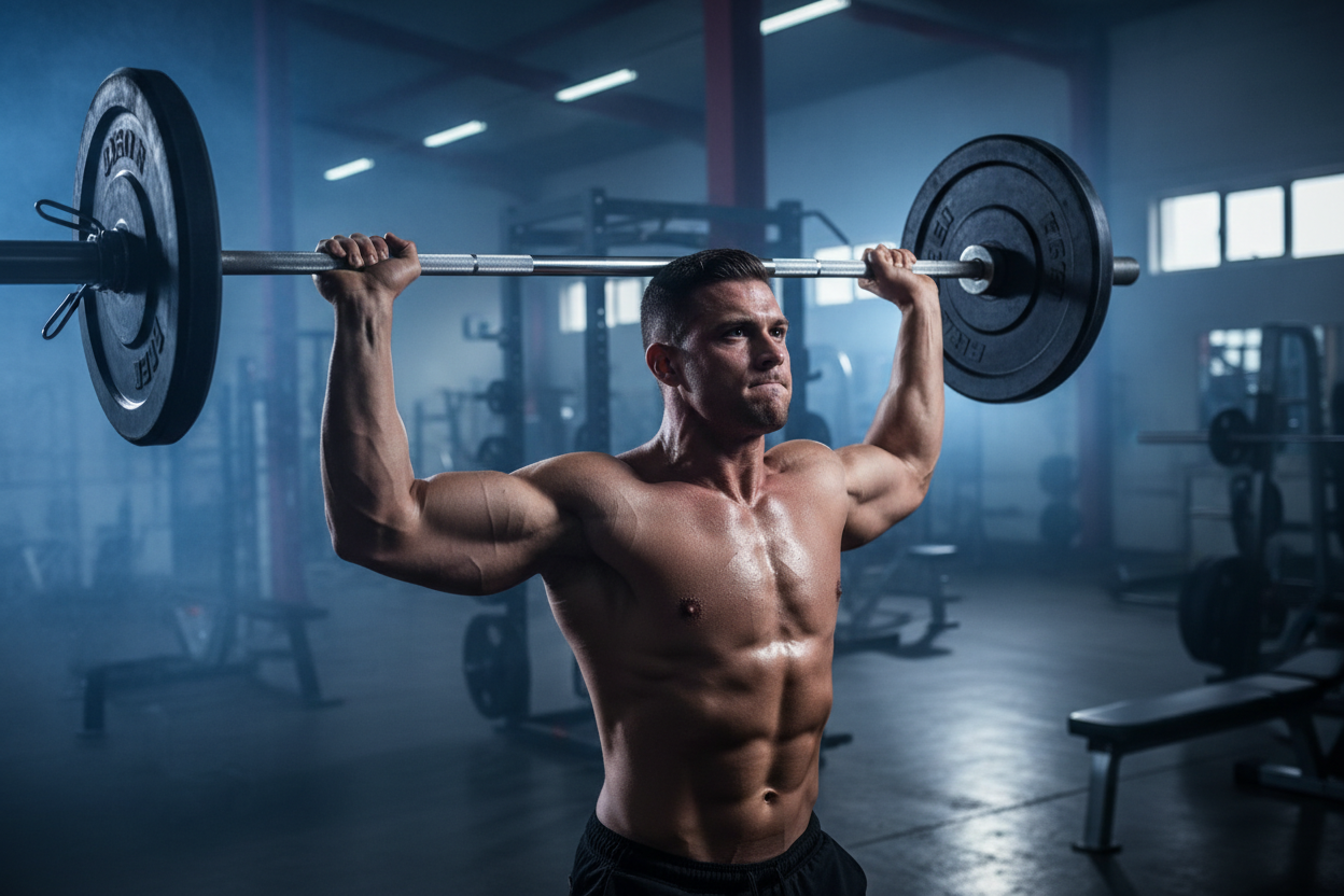 How to Build Massive Delts With Just Barbell Exercises for Shoulder