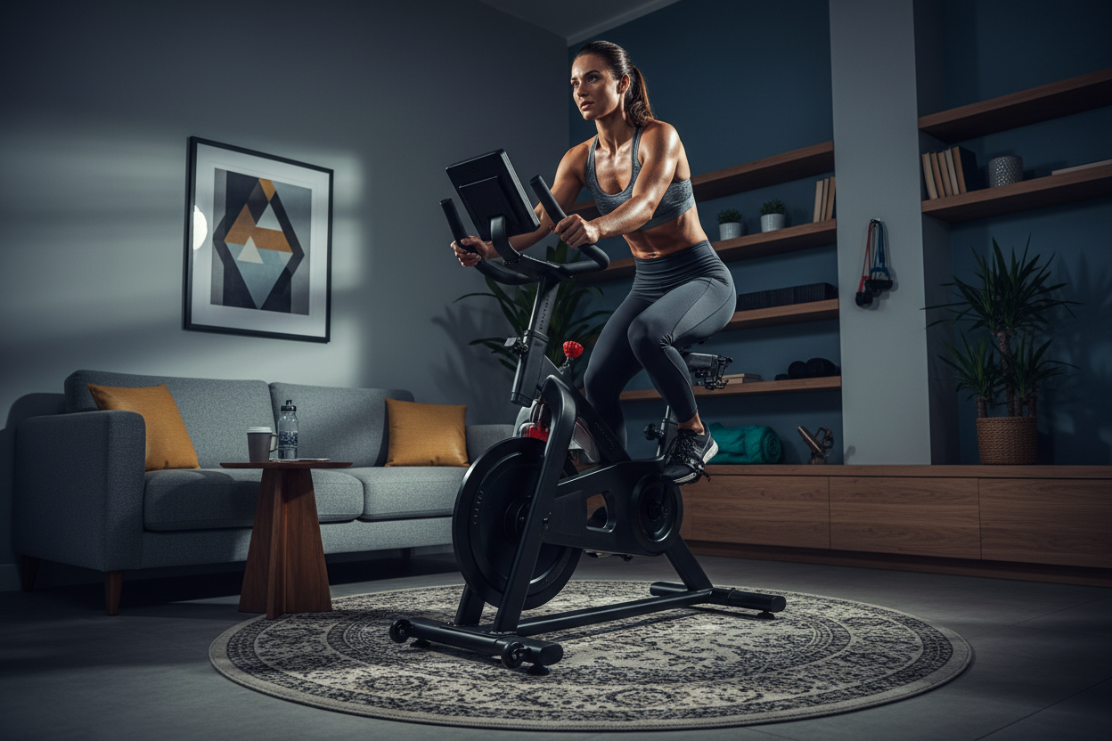 Exercise Bike in Living Room: How to Blend Fitness & Design
