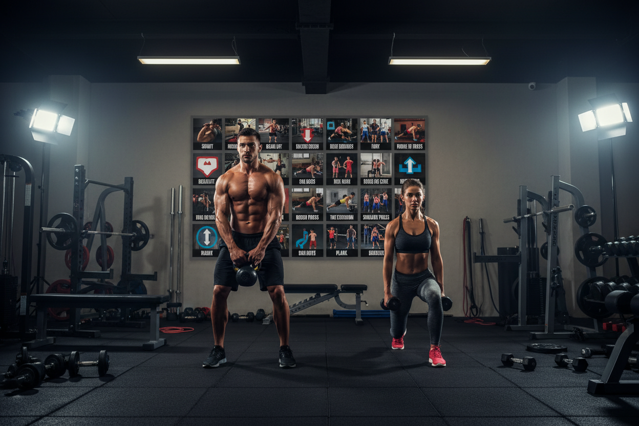 Workout Exercise Names With Pictures: The Complete Visual Guide