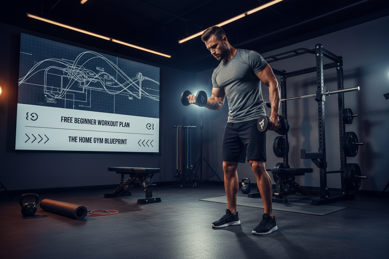 Free Beginner Workout Plan: The Home Gym Blueprint