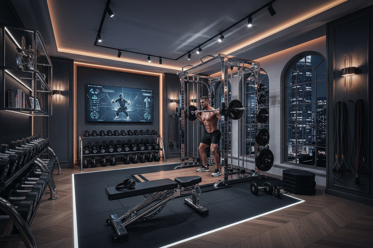 Luxury Home Gym: How to Build a High-End Workout Space