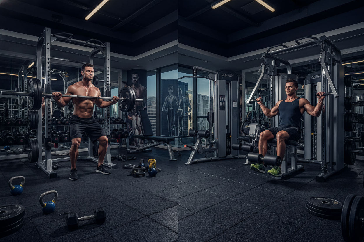 Machines vs Free Weights for Hypertrophy: What Science Says