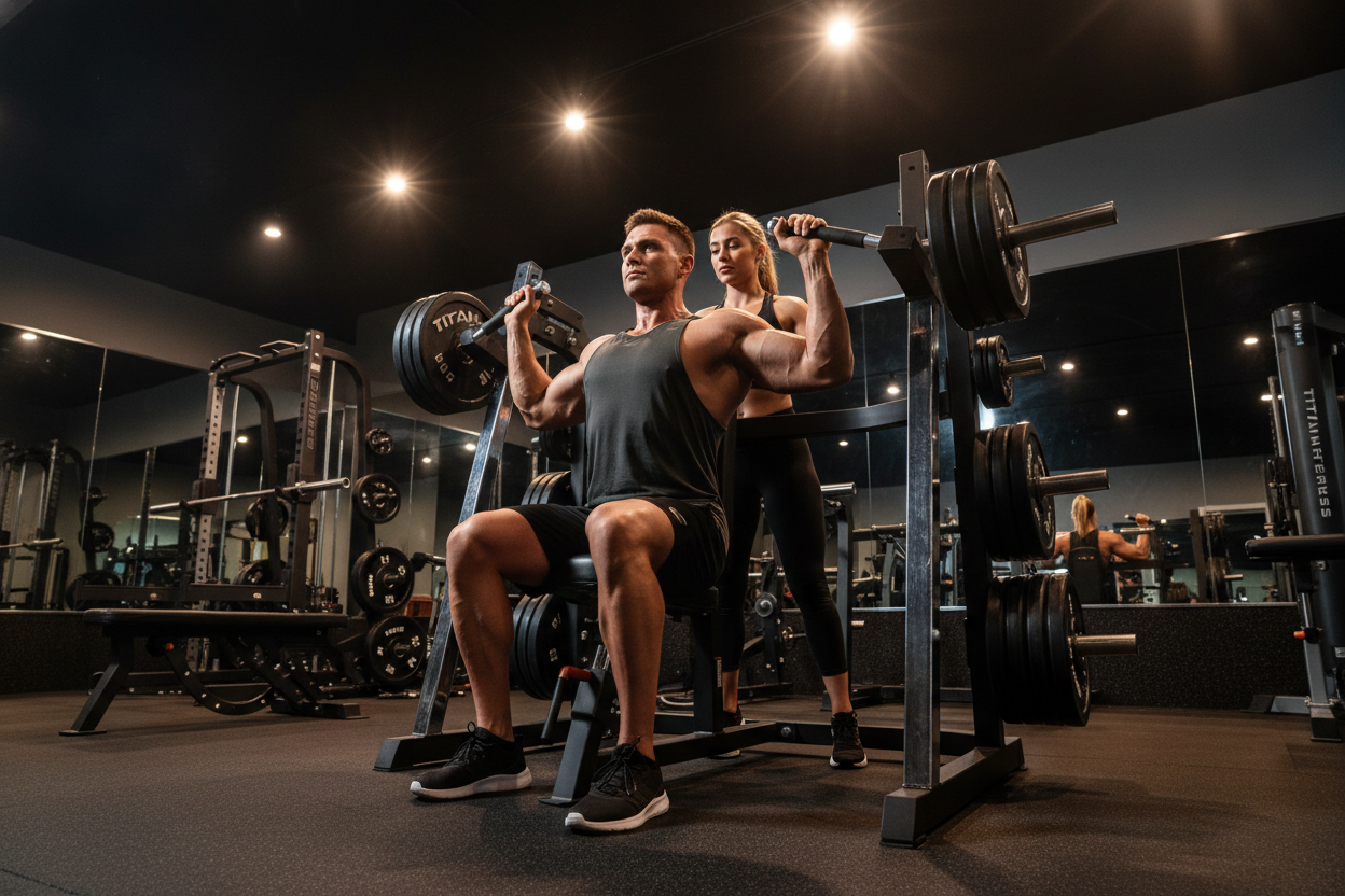 Titan Fitness Plate Loaded Deltoid and Shoulder Press Machine Review