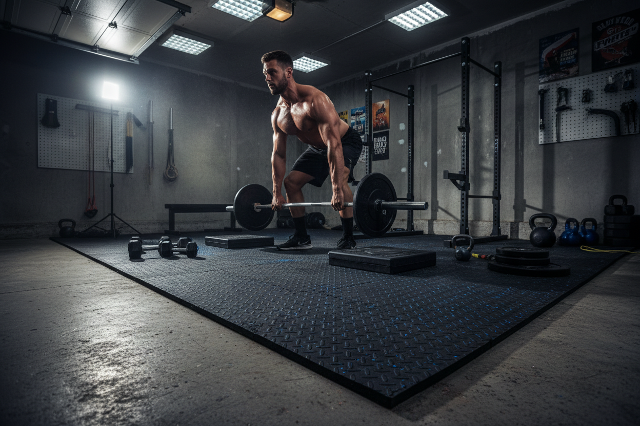 Flooring for Garage Gym: Stop Ruining Your Concrete