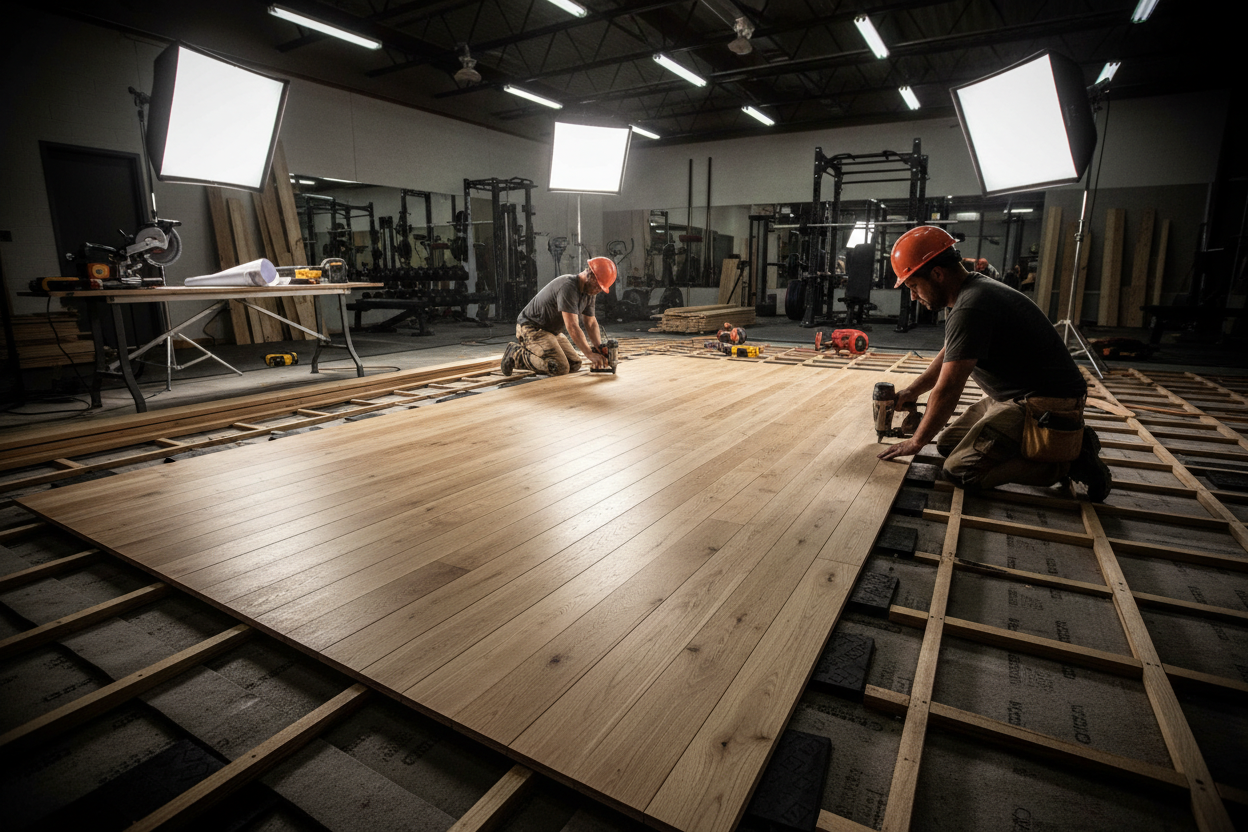 Gymnasium Floor Installation: What to Know Before You Build